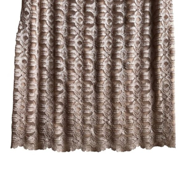 Eliza J Elegant Lace Dress Size 16 Champange - Picture 4 of 12